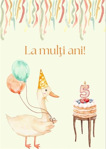 La mulți ani! — 5 ani (gâscă)