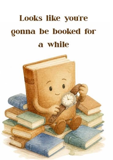 Looks like you're gonna be booked for a while