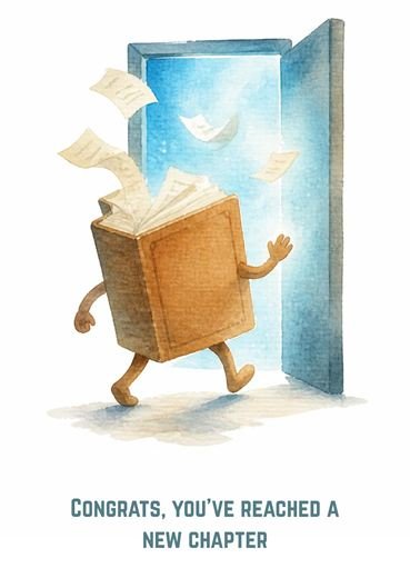 Congrats, you've reached a new chapter