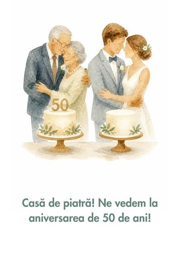 Casă de piatră! Ne vedem la aniversarea de 50 de ani!