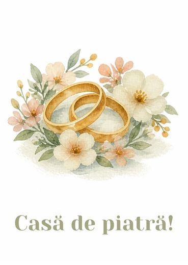 Casă de piatră! — verighete