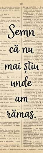 Semn că nu mai știu unde am rămas